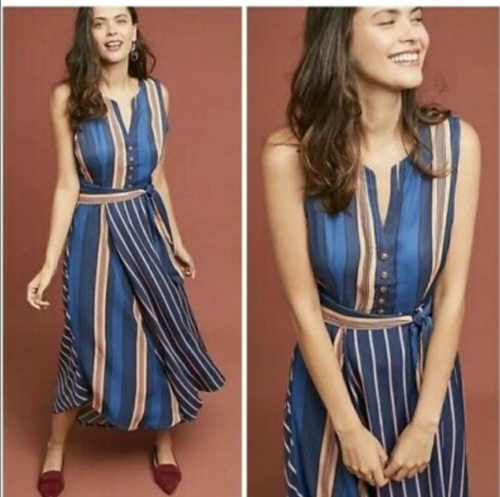 ❌SOLD❌ Atlanta Tie-Waist Midi Dress by Maeve